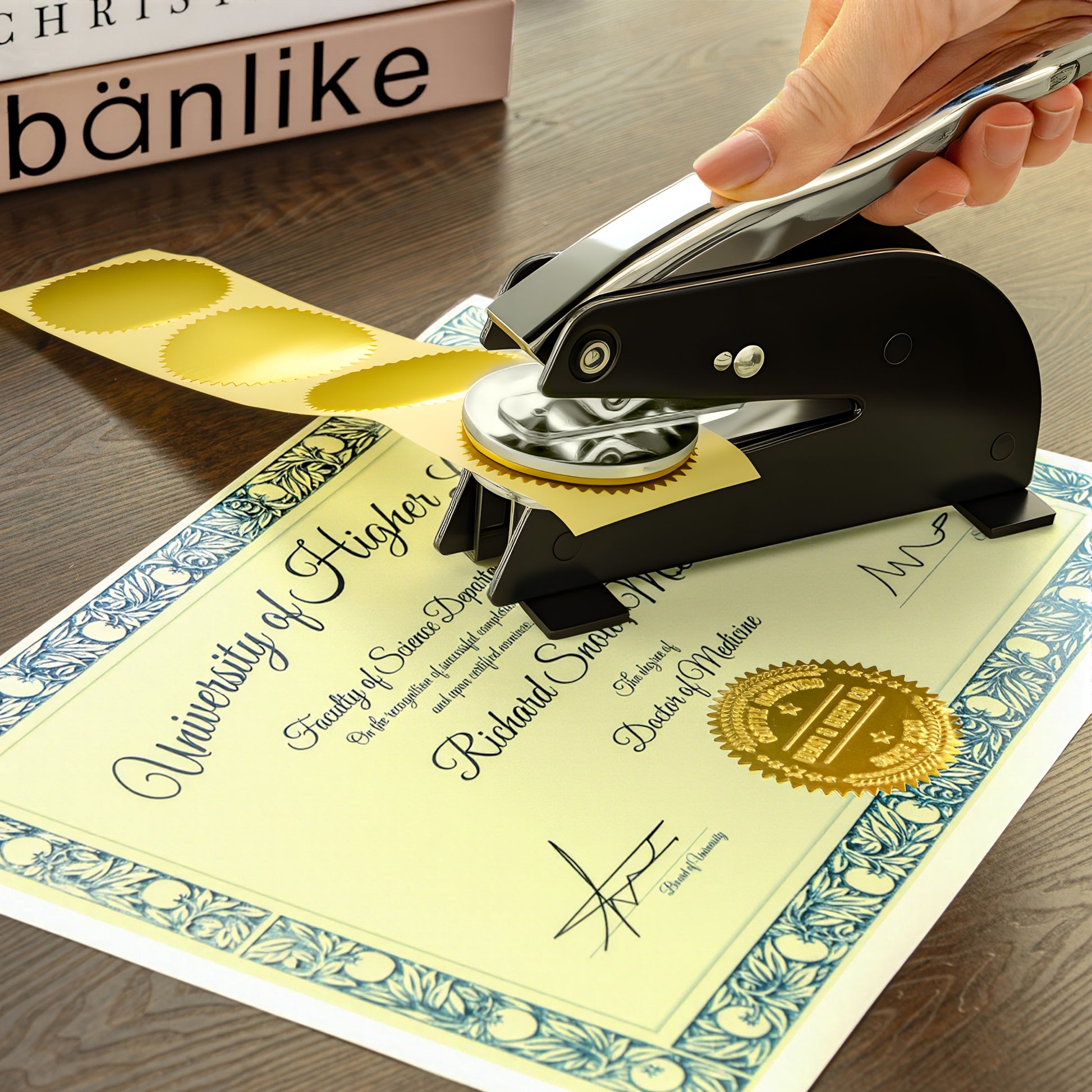 Utilização de Chancelas de Secretária Personalizadas Extra Grandes