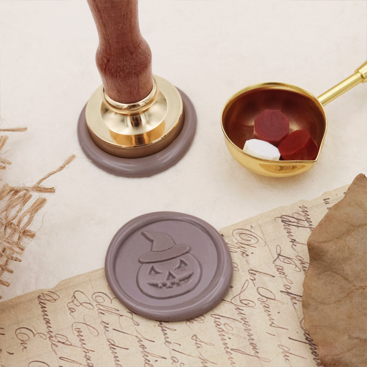 Stamprints Carimbo de sinete de lacre do Halloween 3