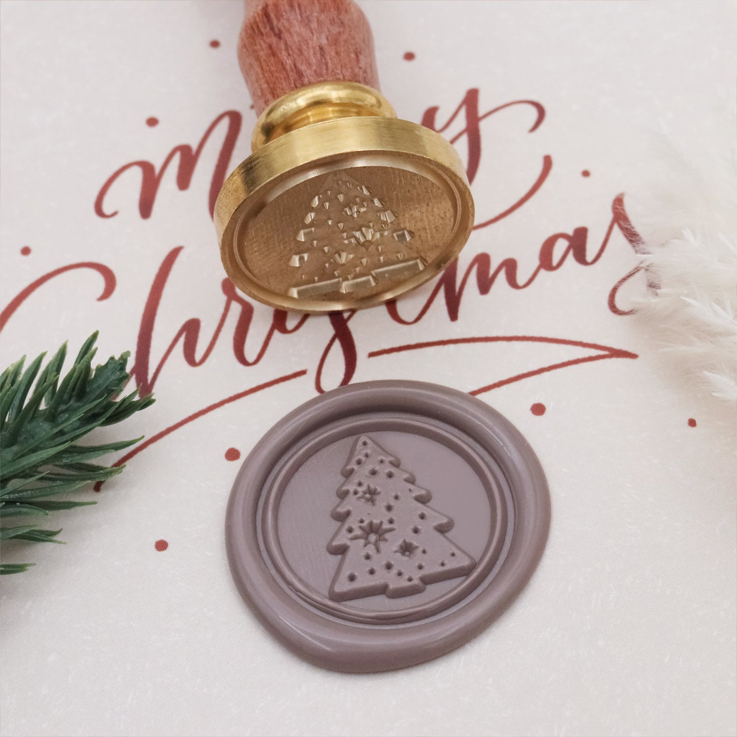 Stamprints Carimbo de sinete de Lacre de Natal 1