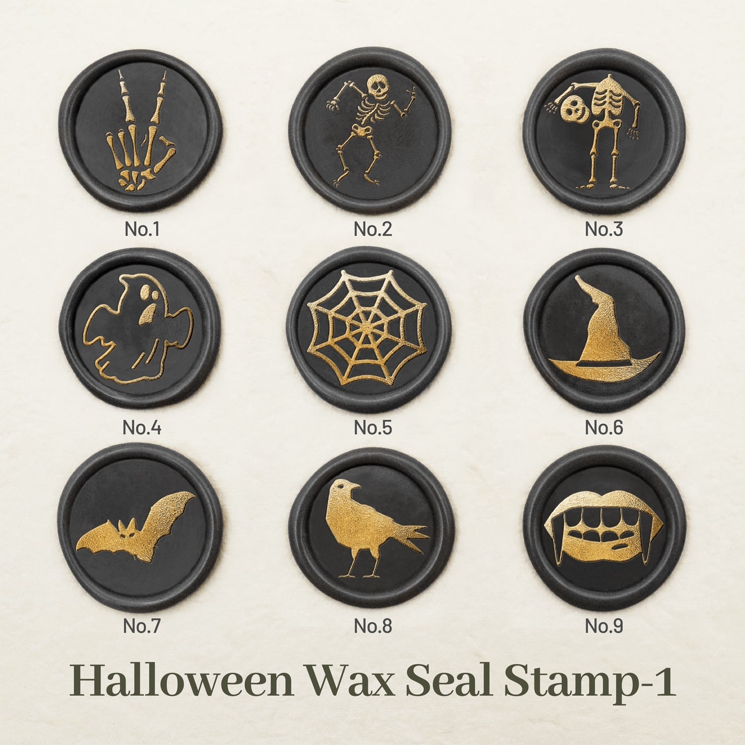 Stamprints Halloween Sinete de Lacre Carimbo Design 1