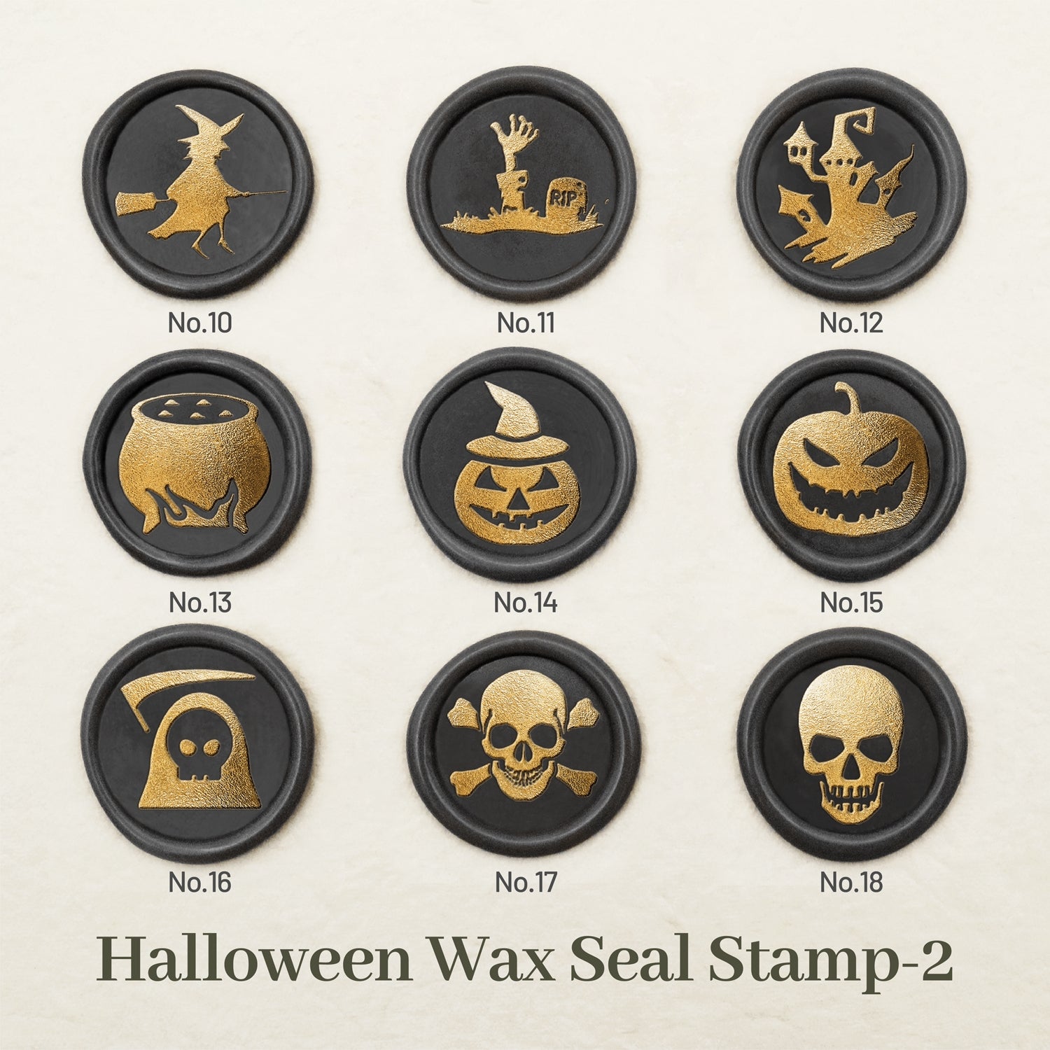 Stamprints Halloween Design de carimbo de sinete de lacre 2