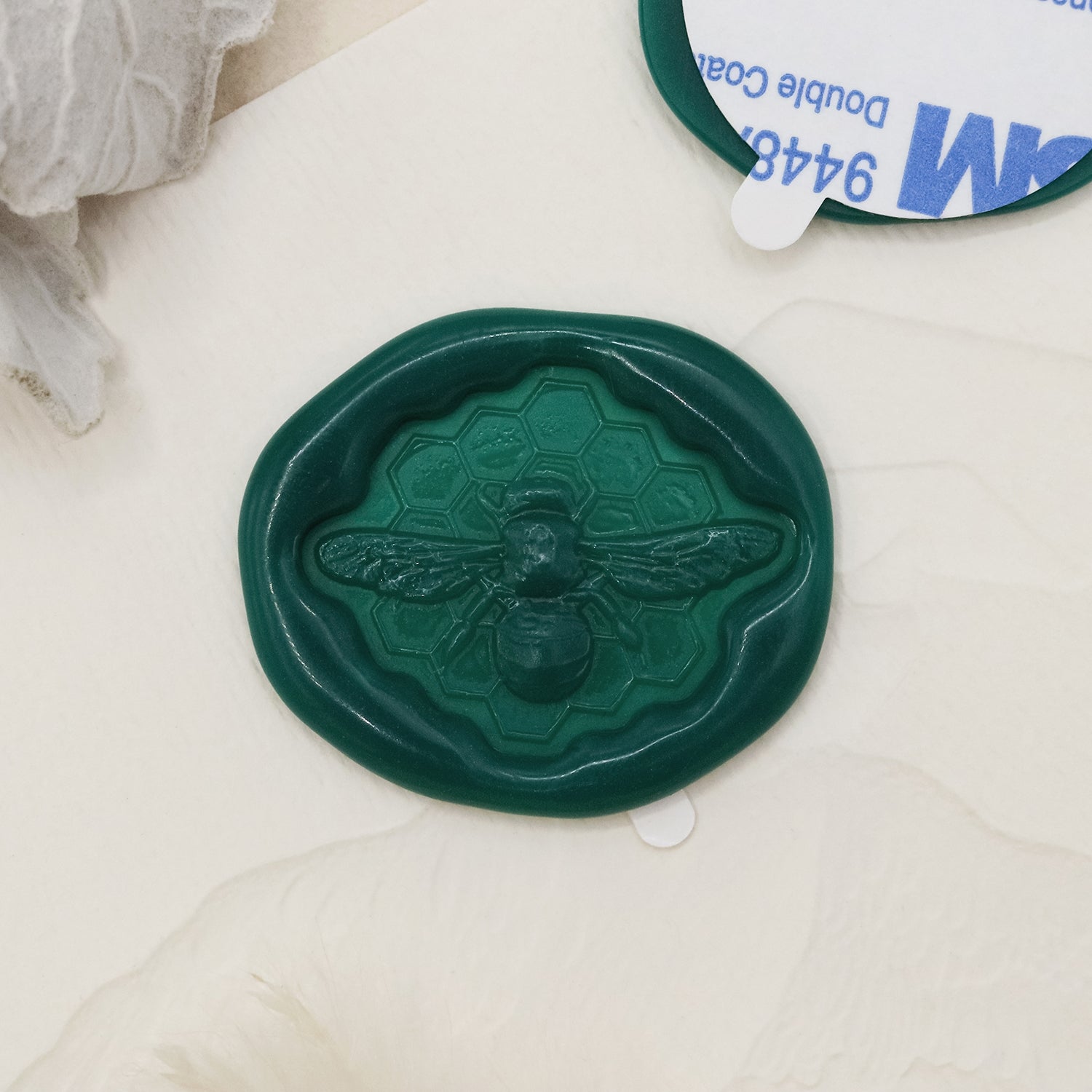 Stamprints Adesivos de Sinete de Lacre Autocolante com Abelha em Relevo 3D 1