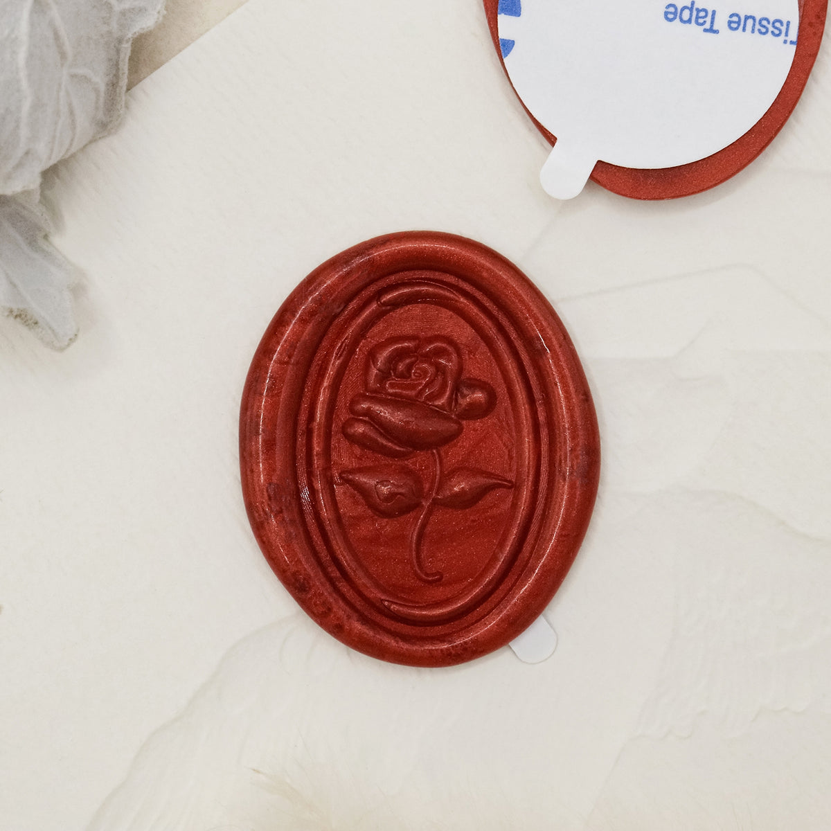 Stamprints Adesivos de Sinete de Lacre Autocolantes com Relevo 3D Rosa 1