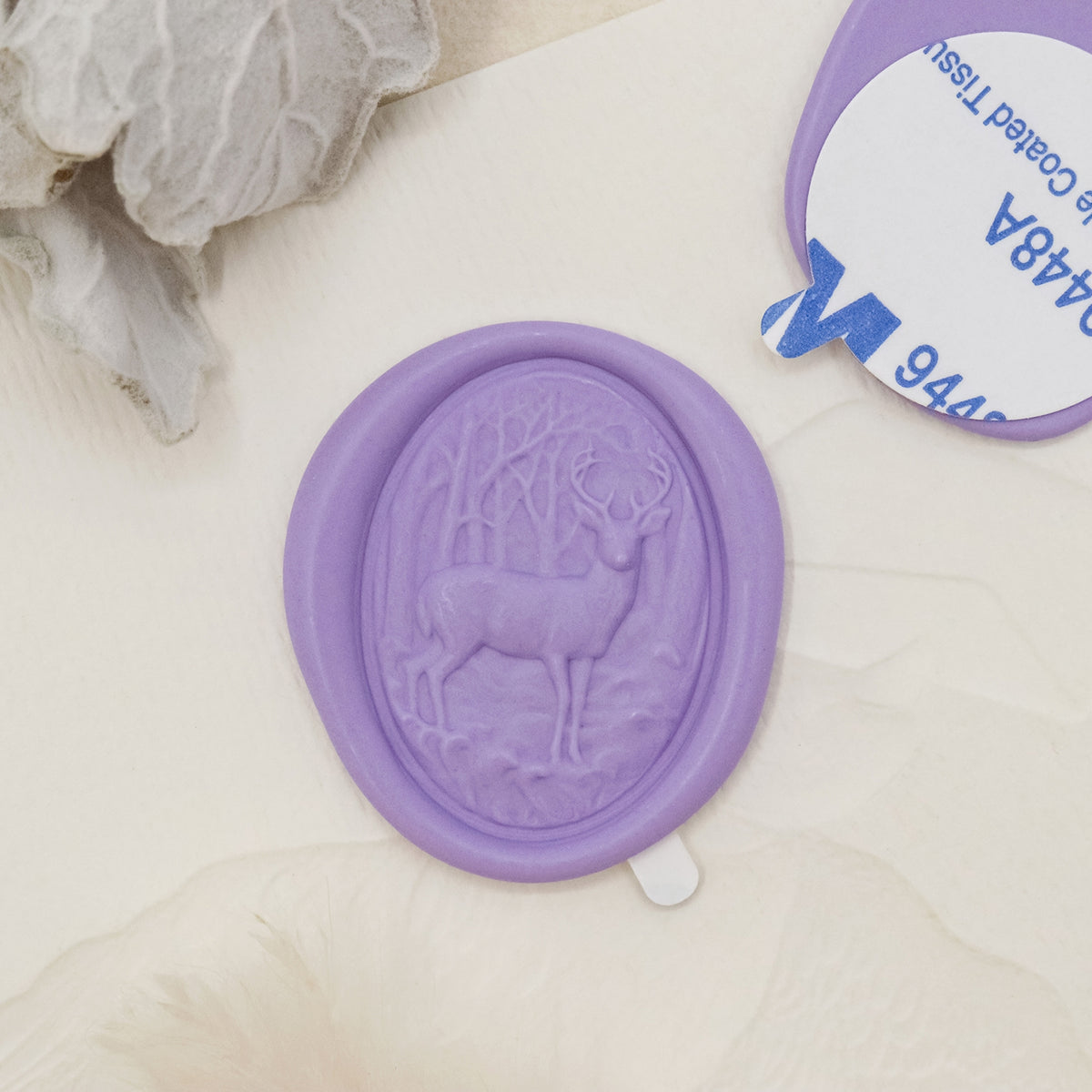 Stamprints Adesivos de Sinete de Lacre Autocolantes com Relevo 3D de Alce 1