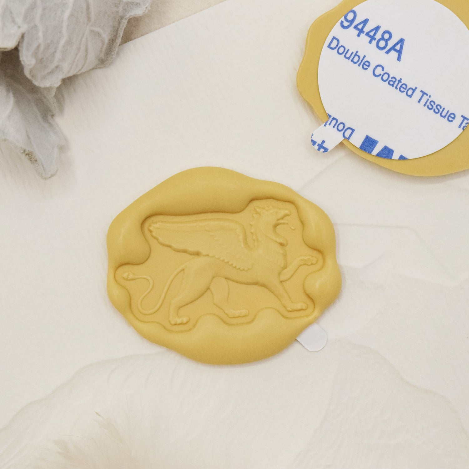 Stamprints Adesivos de Sinete de Lacre Autocolante Grifo em Relevo 3D 1