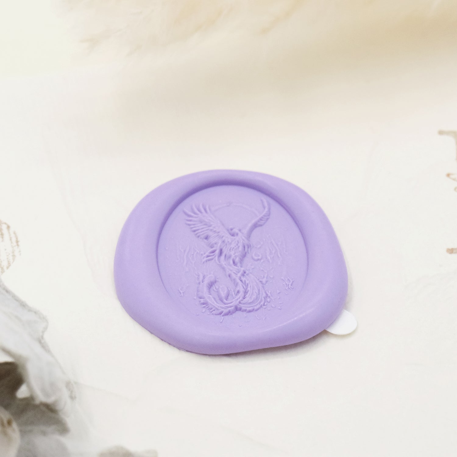 Adesivos Autocolantes de Sinete de Lacre Stamprints 3D Relevo Fénix 4