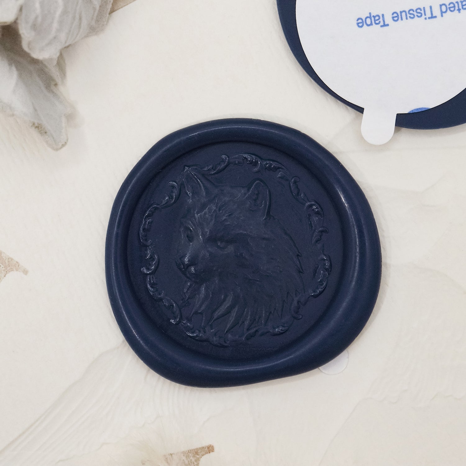 Adesivos de Sinete de Lacre Autocolantes de Gato em Relevo 3D Stamprints 1