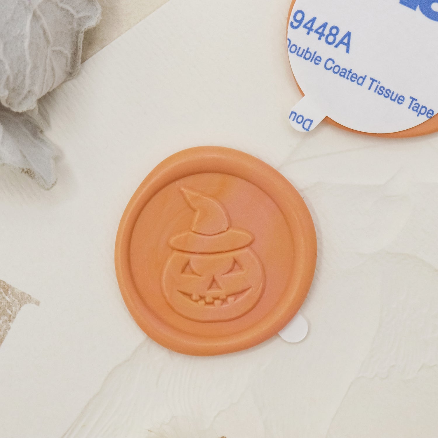 Stamprints Adesivos de Sinete de Lacre Autocolante Abóbora Relevo 3D 1