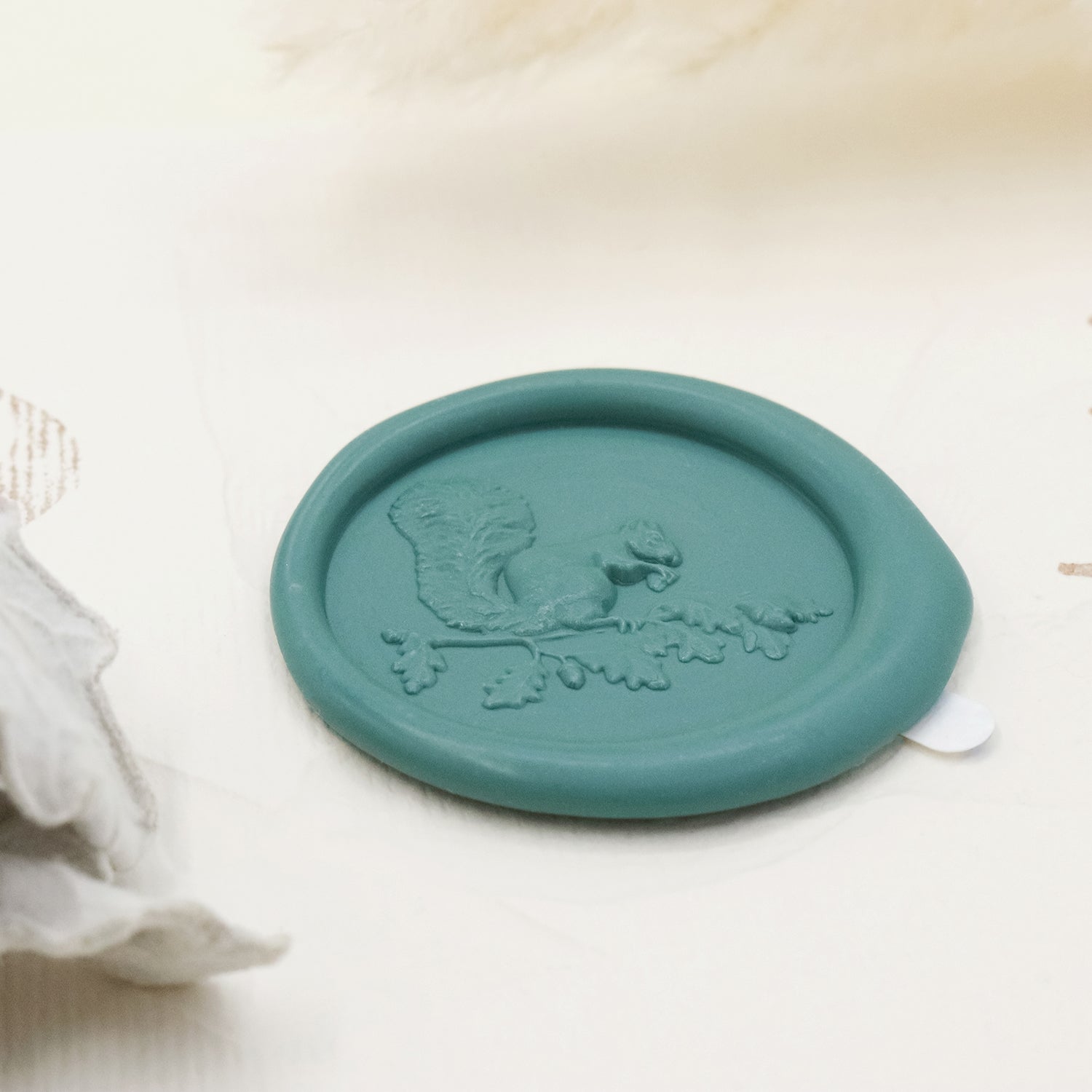 Stamprints Adesivos de Sinete de Lacre Autocolante Esquilo Relevo 3D 4