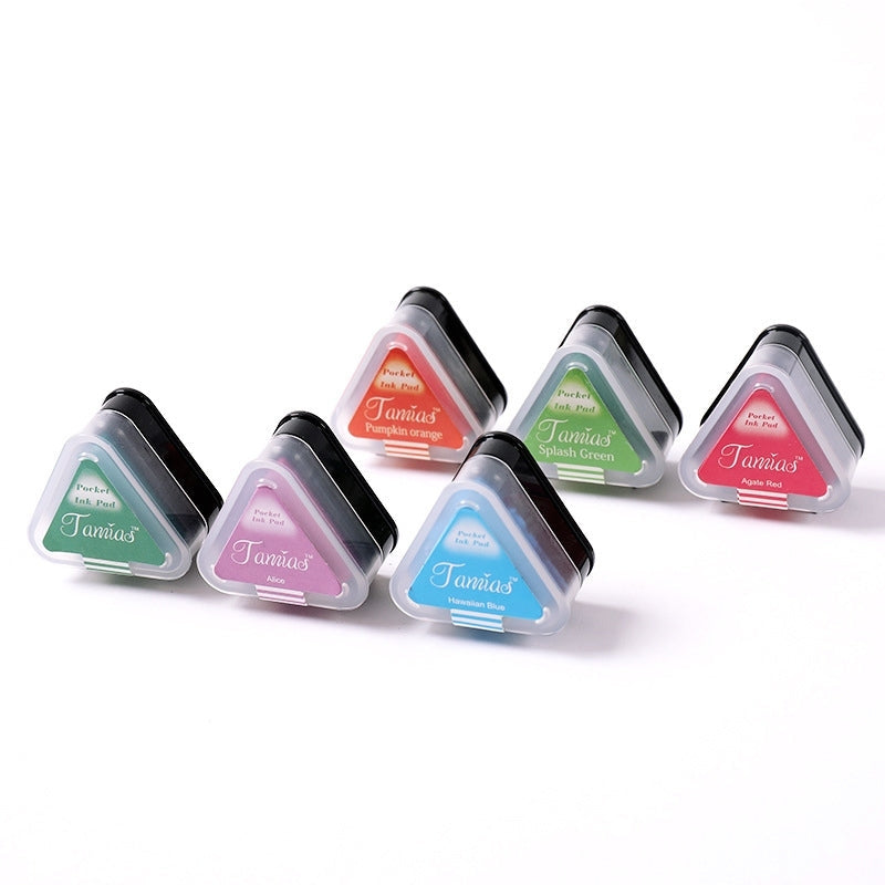 Almofada de carimbo triangular mini à base de água Tamias1