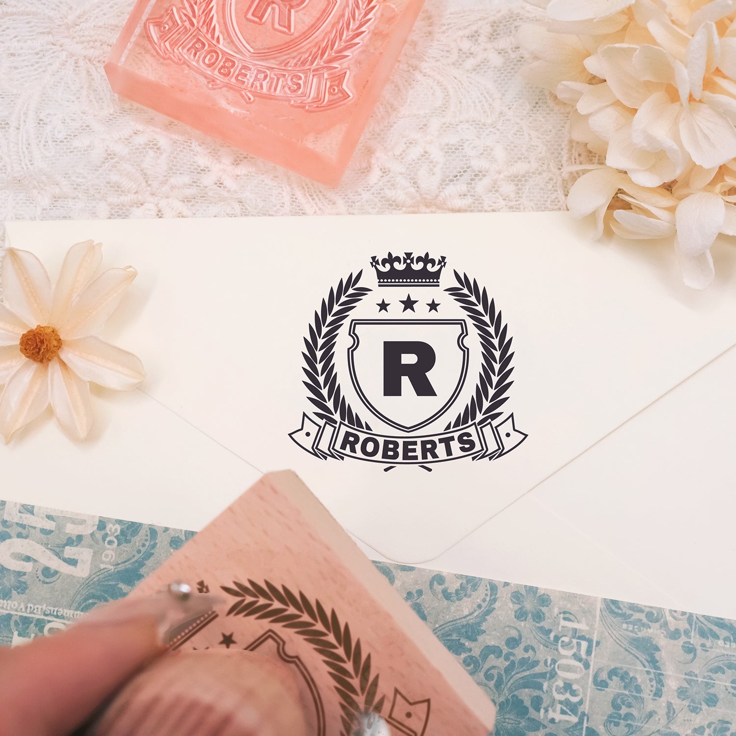 Carimbo de Borracha Personalizado com Brasão de Família (18 designs) Custom-Family-Cres3