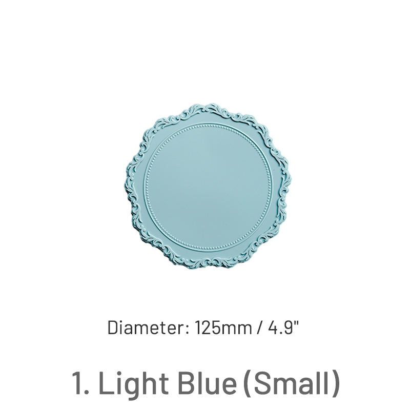 Tapete de Silicone com Sinete de Lacre de Renda Barroca Vintage sku-2