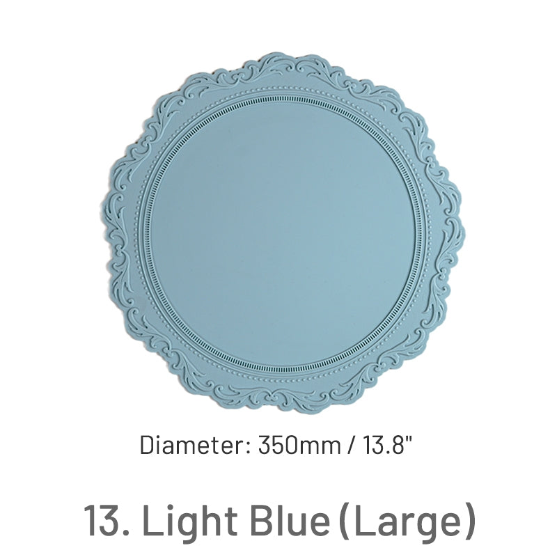 Tapete de Silicone de Sinete de Lacre de Renda Barroca Vintage sku-16