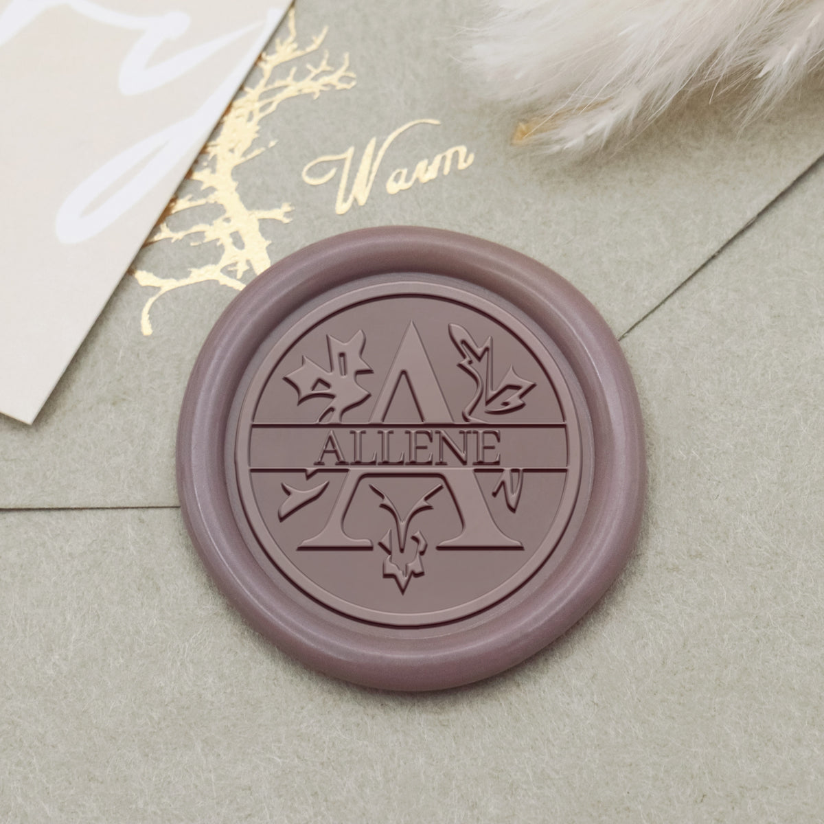 Carimbo de Sinete de Lacre de Morada Personalizado - Estilo 27-copy 1