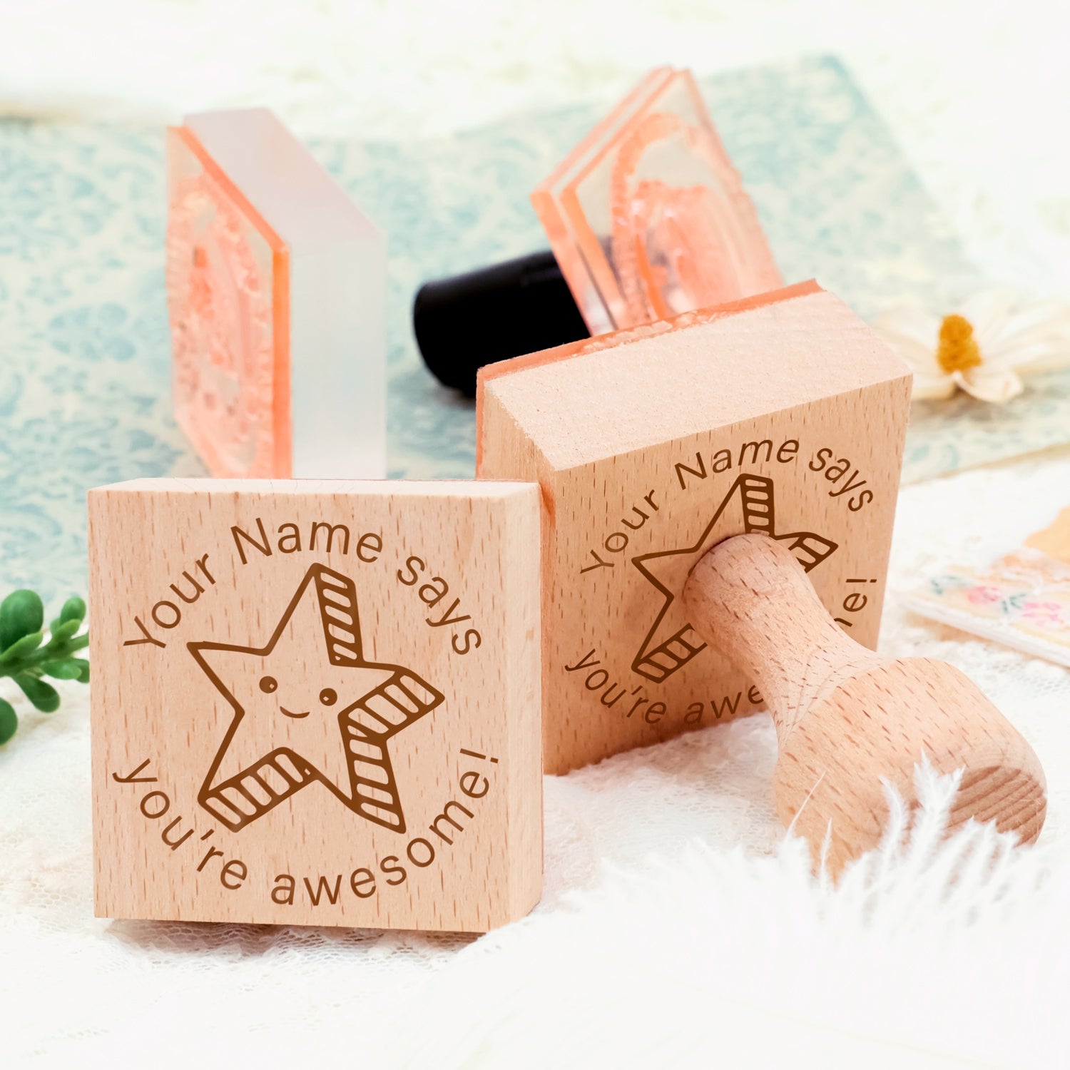 Carimbo de Borracha de Desenhos Animados Personalizados do Dia da Criança -2 4