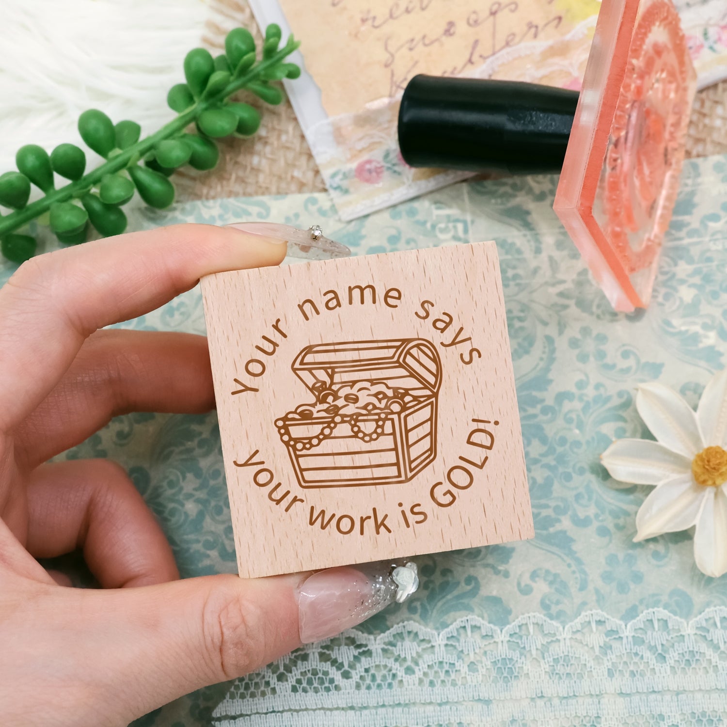 Carimbo de Borracha de Estrela de Desenho Animado Personalizado do Dia da Criança-8 2