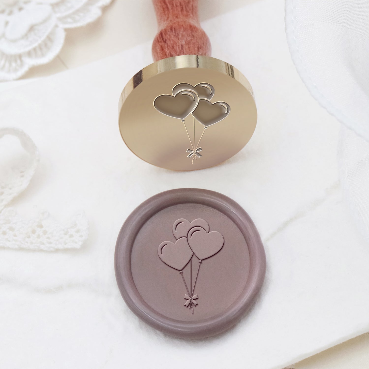 Carimbo de Sinete de Lacre para Celebração de Casamento (27 Designs)