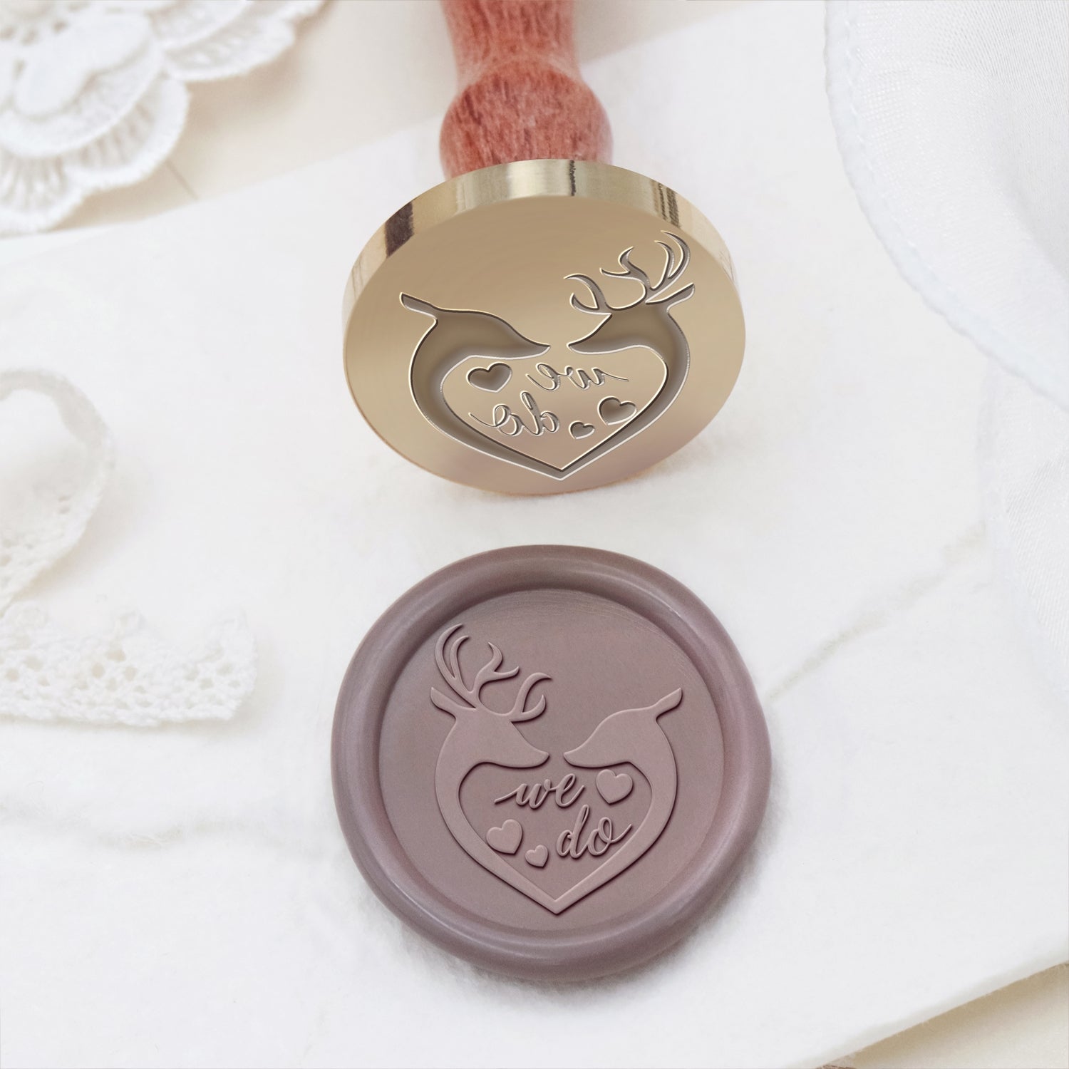 Celebração de Casamento Golfinho Sinete de Lacre Carimbo 1