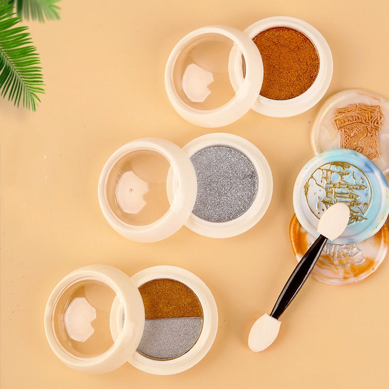 Pó de Brilhos com Lantejoulas para Decoração e Coloração de Sinete de Lacre b