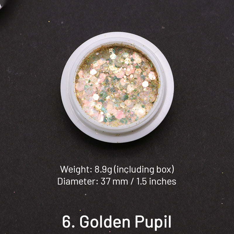 Glitter Decorativo para Colorir Sinete de Lacre em Pó Lantejoulas sku-6