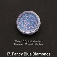 17. Diamantes Azuis de Fantasia