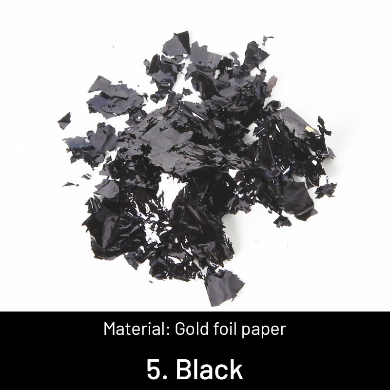 Folhas de Ouro Esmagadas Decorativas DIY sku-5
