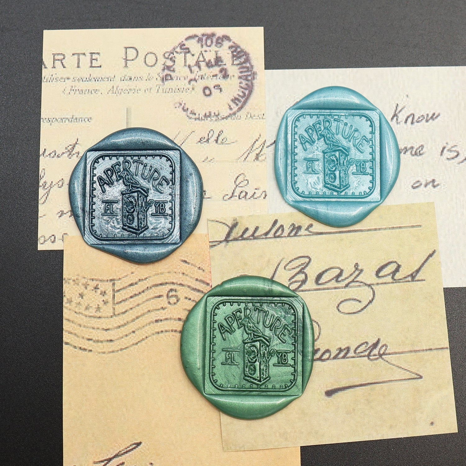Custom Design Rectangular & Square Wax Seal Stamp with Your Artwork 2