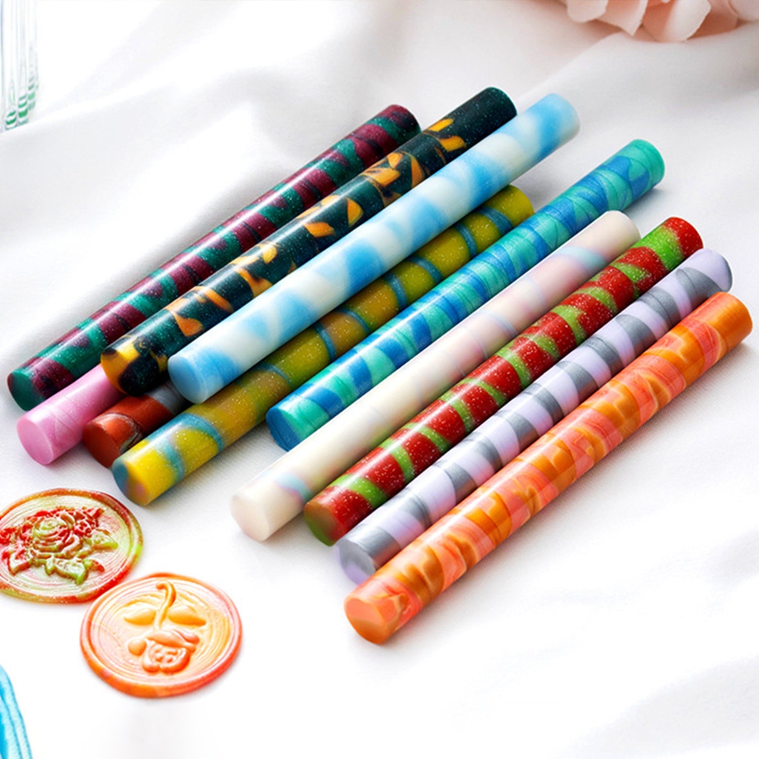 Barras de Lacre Vintage Lolipop de Cores Mistas para Pistola de Lacre
