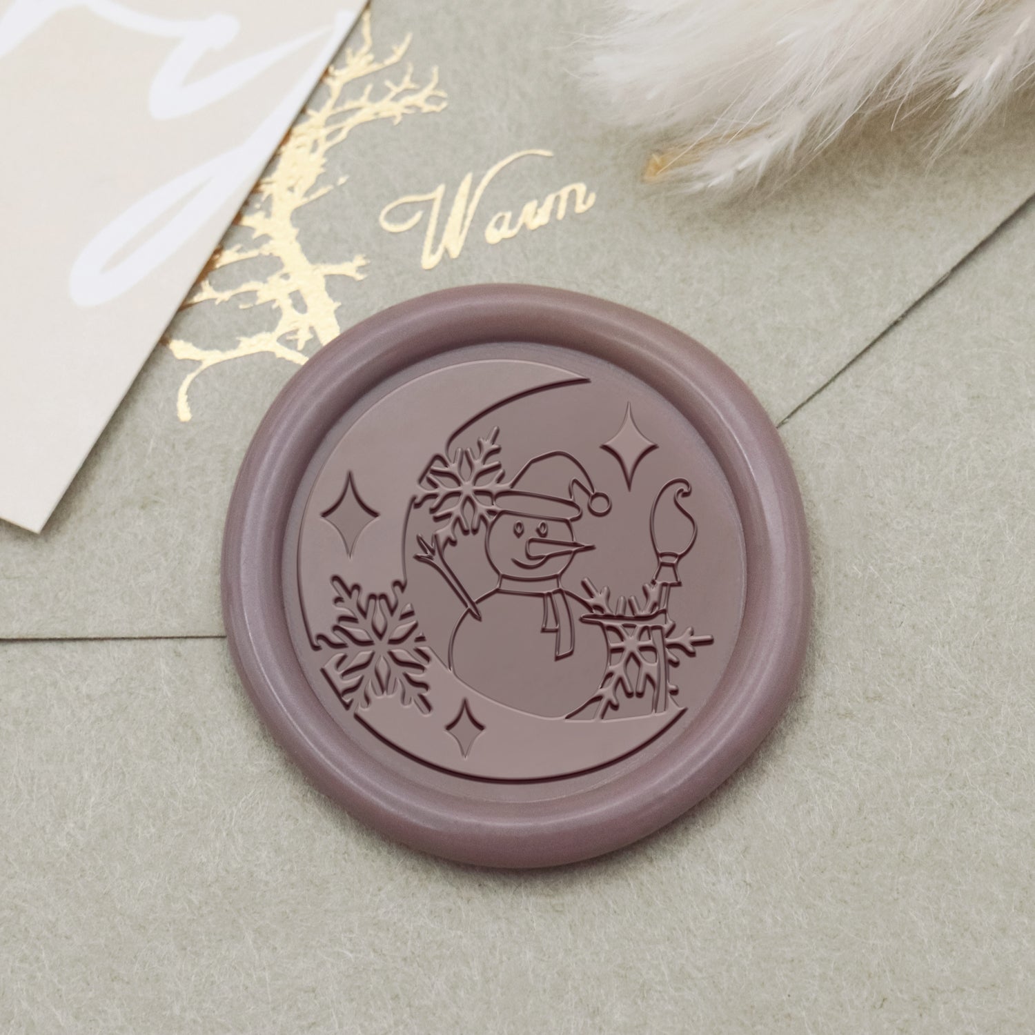 Carimbo de Sinete de Lacre de Natal (27 Designs)-21 1