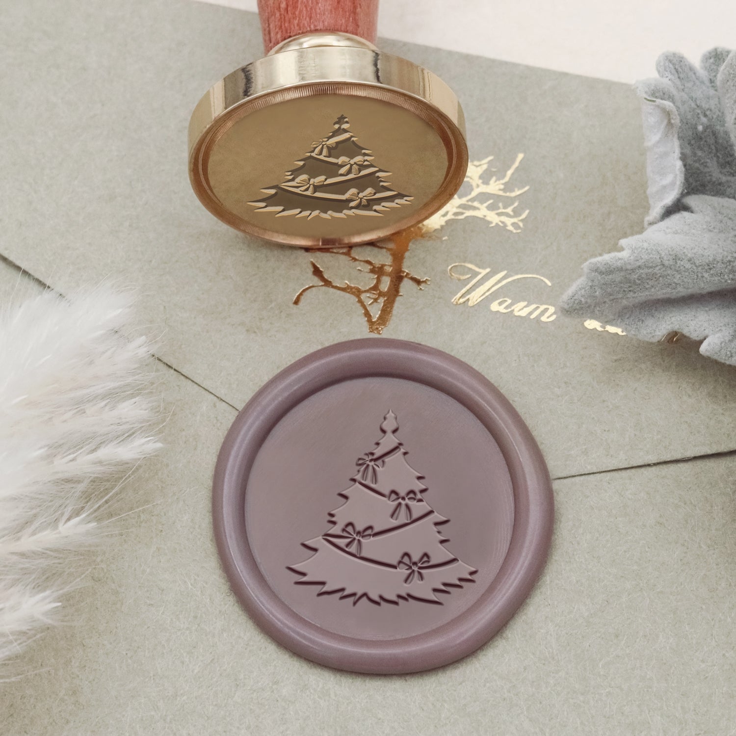 Carimbo de Sinete de Lacre de Natal (27 Designs)-24 2