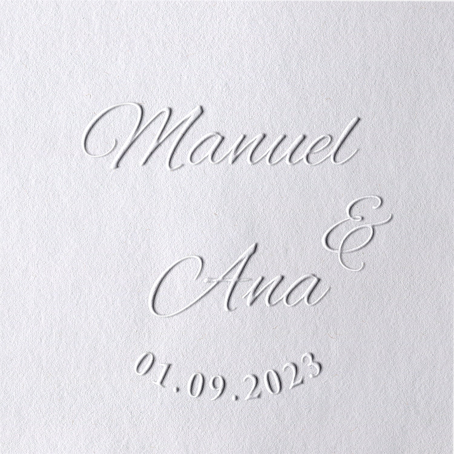 Chancela de Casamento Personalizada Minimalista com Nome - Estilo 2 -21