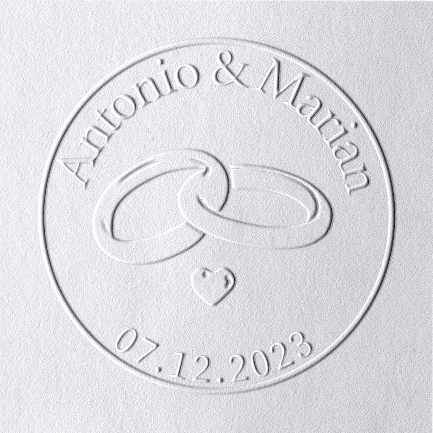 Anéis Personalizados para Casal Chancela de Casamento 271