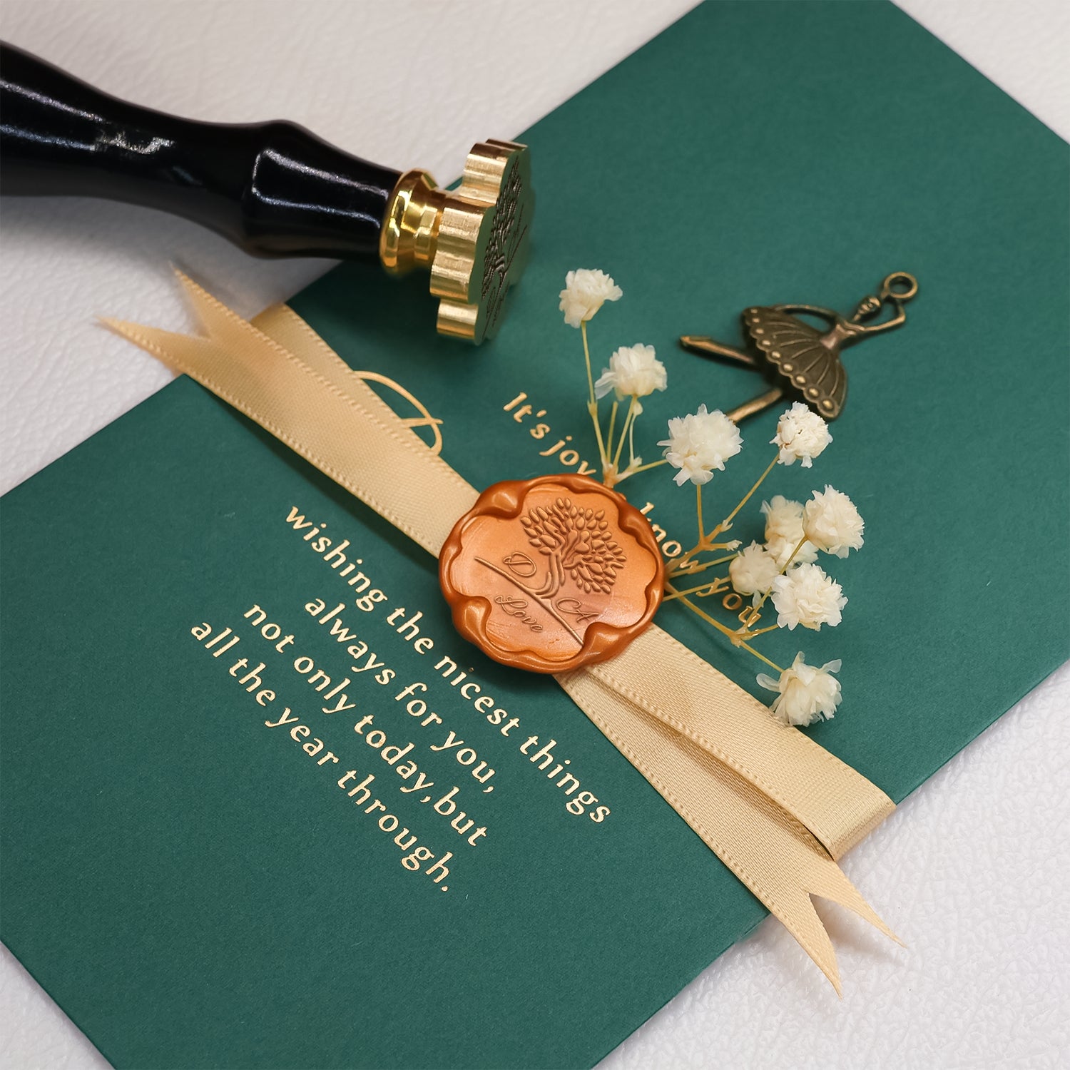 Carimbo de Lacre de Forma Especial com Design Personalizado com a Sua Arte 3
