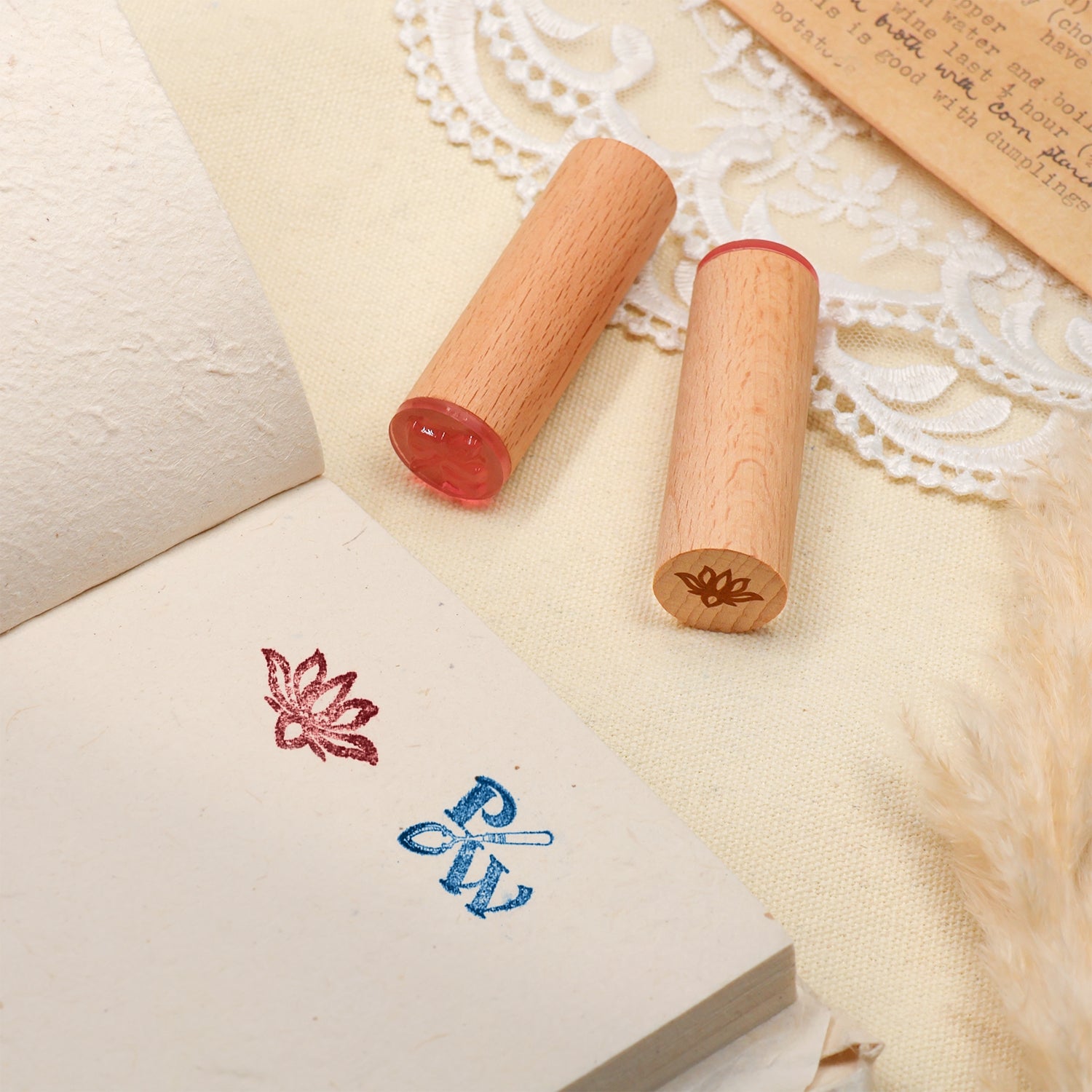 Mini Carimbo de Borracha Personalizado 1