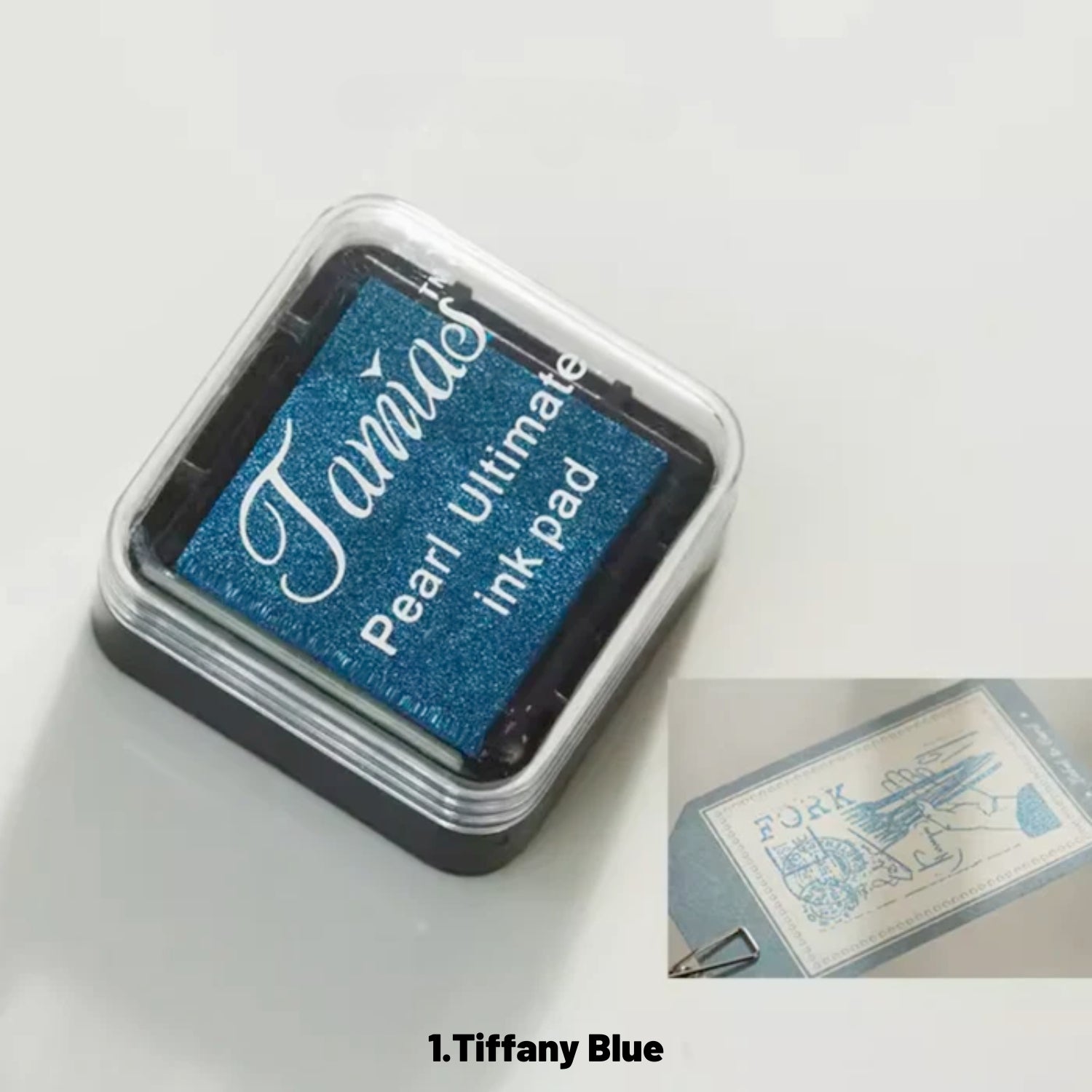 Almofada de Carimbo Mini Retro Perolado (8 Cores) 5