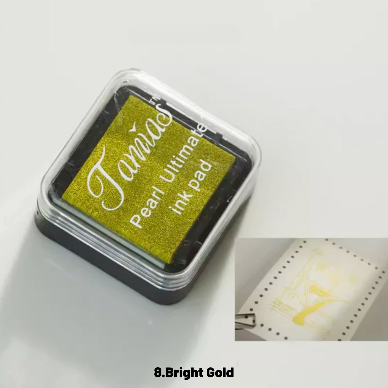 Almofada de Carimbo Mini Retrô Perolado (8 Cores) 12