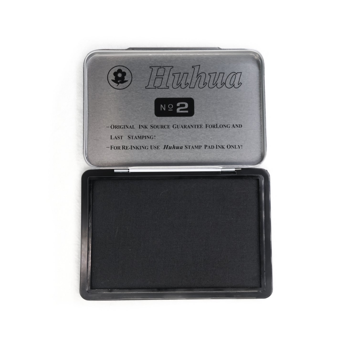 Almofada de carimbo de tinta instantânea seca à base de água de caixa de ferro quadrada multi-cor e multi-especificação 9