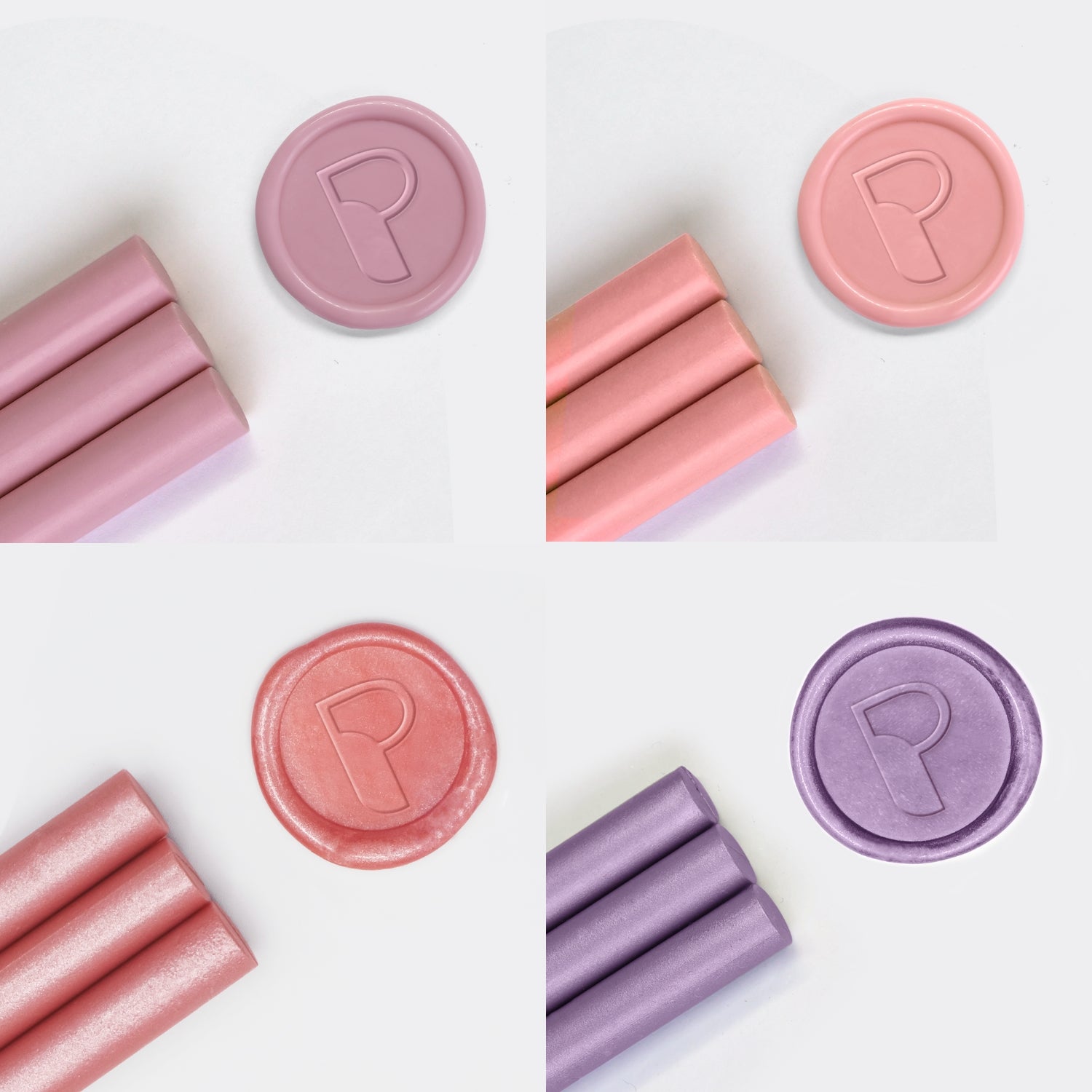 Conjunto de Bastões de Lacre Rosa (20 Peças Aleatórias)13