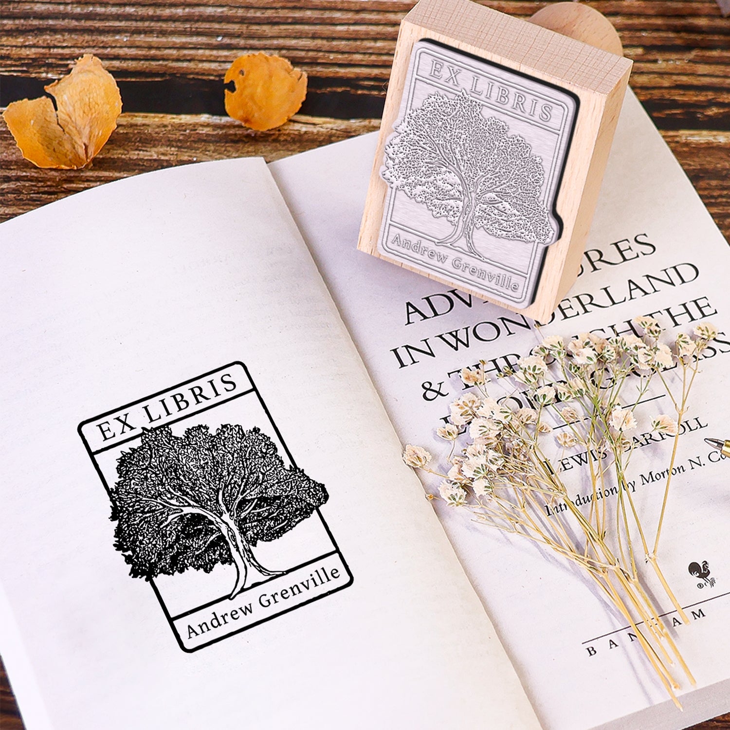 carimbo de borracha personalizado para livros uso capa de livro