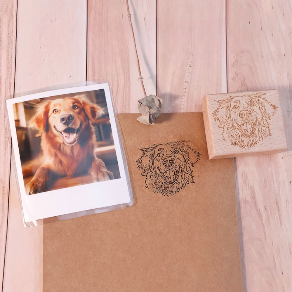 carimbo de borracha desenhado à mão Stamprints Design personalizado2