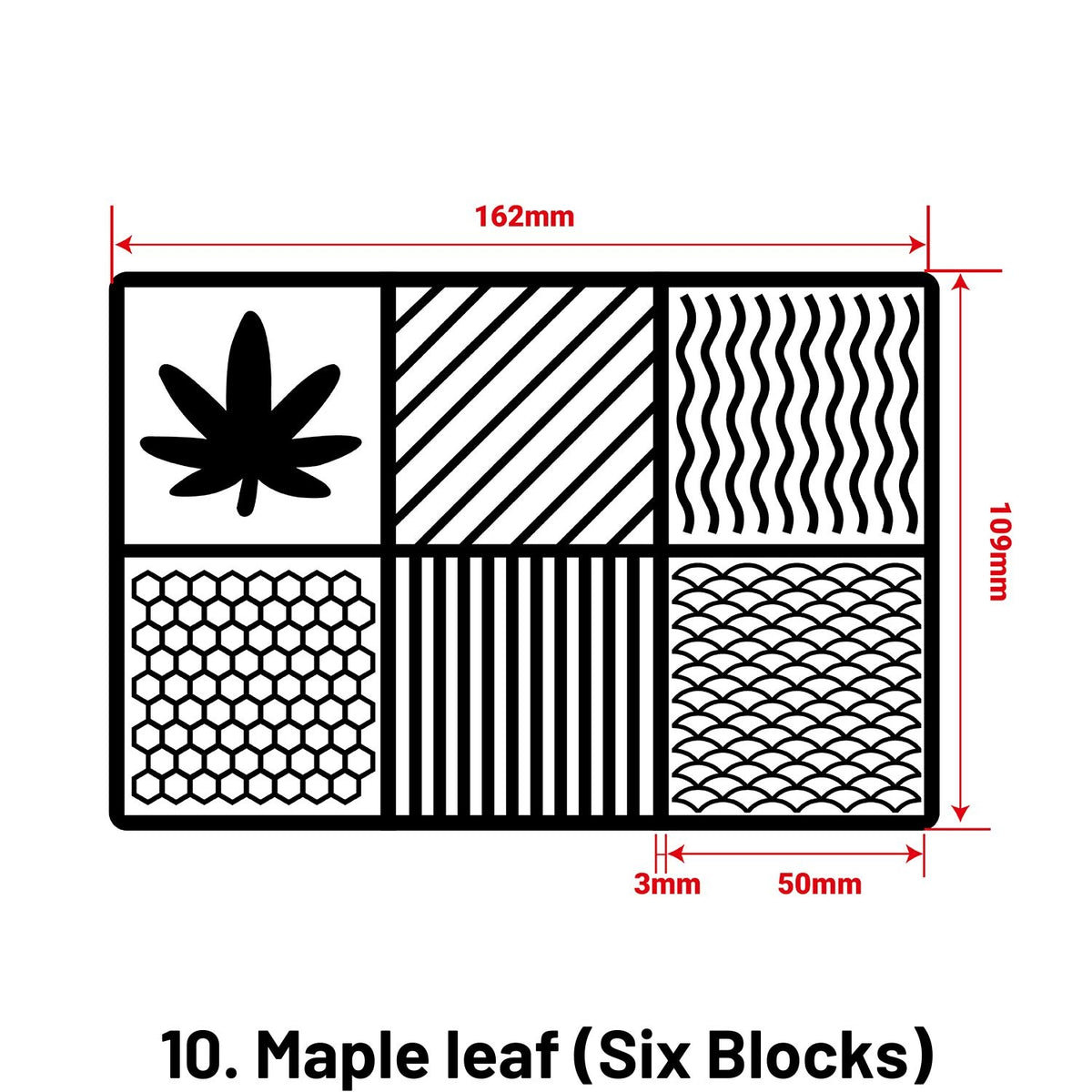 Basic Brass Ice Cube Plate520111
