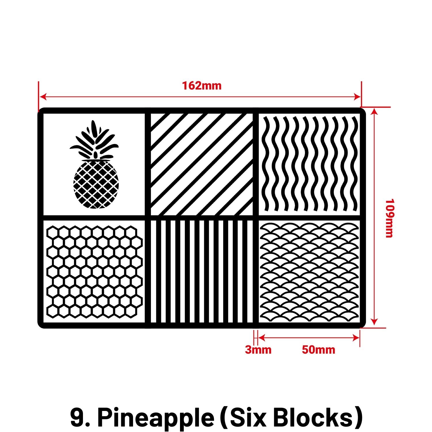 Basic Brass Ice Cube Plate520114