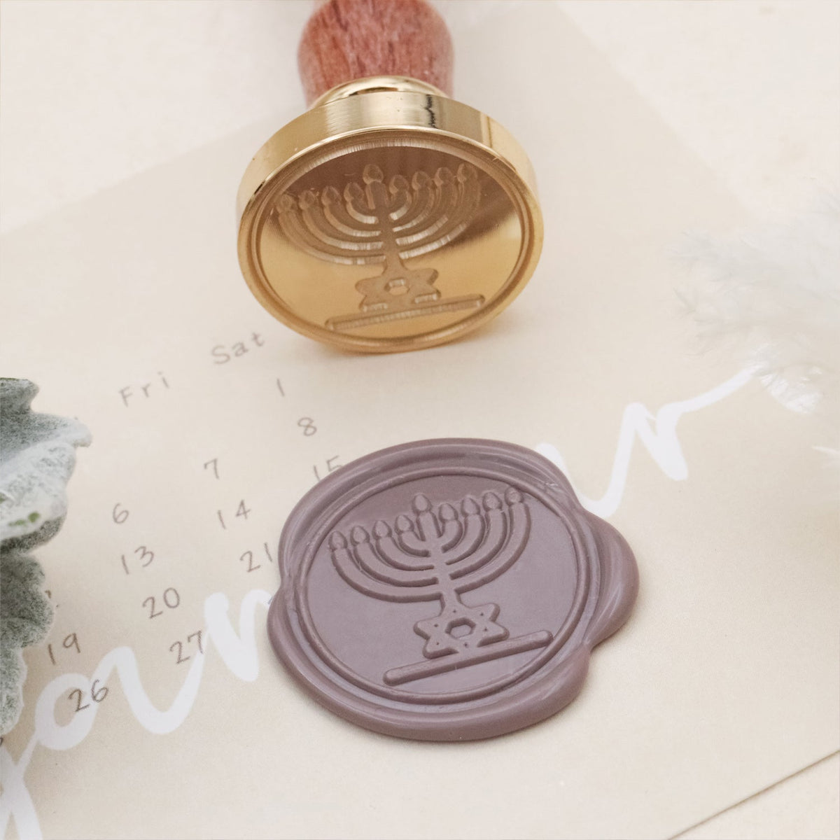 Stamprints Carimbo de sinete de Lacre Cultura Judaica 1