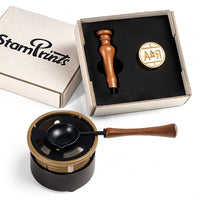 Kit Deluxe: Fogareiro para lacre e Colher de lacre
